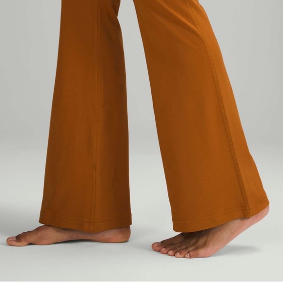 Lululemon Plus Size NWT Groove Super High Rise Flare Pant Nulu Butternut Color - Picture 5 of 10